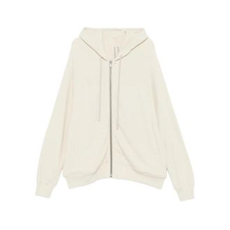 Rick Owens Zip-throughs, male, Beige, Size: M Zip-through Sweatshirt