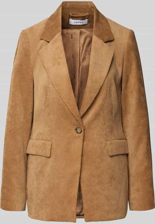 Comma Blazer mit Reverskragen in Camel, Größe 38
