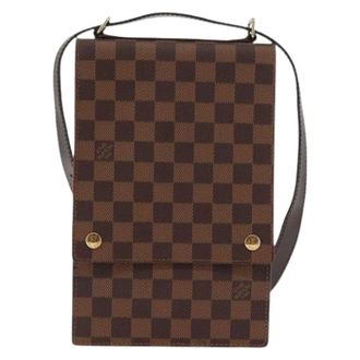 Louis Vuitton Pre-owned Cross Body Bags, unisex, Brown, Size: ONE SIZE Pre-owned Portobello Messenger