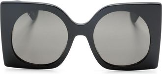 Gucci Black Blondie Oversized Sunglasses - Womens - Acetate