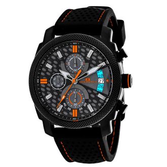 Oceanaut Mens Black and Grey dial Watch