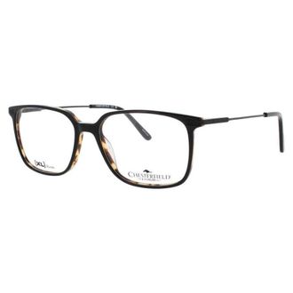 Chesterfield Mens Tortoise Rectangular Eyeglass Frames Chesterfield-Ch-103Xl-Wr7-56