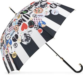Moschino Accessoires, unisex, Veelkleurig, ONE Size, Polyester, Parasol met print