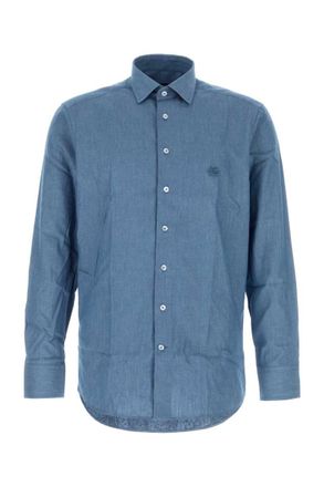 Etro Light Blue Regular Shirt