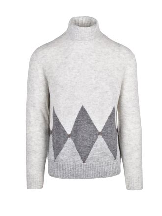 Ballantyne High Neck Sweater - Grey