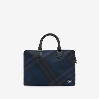 Burberry Grid Briefcase