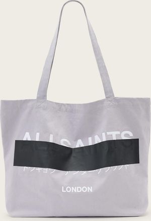 AllSaints Cotton Redact Tote Bag, Size: One Size