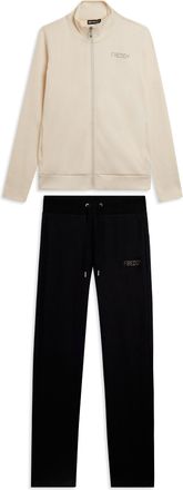 Freddy Tuta con zip e collo alto, logo con strass