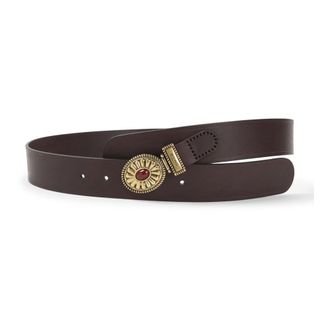Etro Leather Belt - female - Etro - Belts - Brown - 75 CM - Accessories