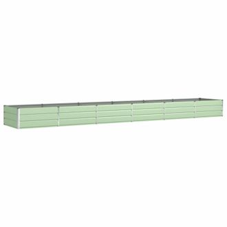 vidaXL Jardinera Verde Pastel 580 X 100 X 45 Cm Acero Galvanizado Vidaxl