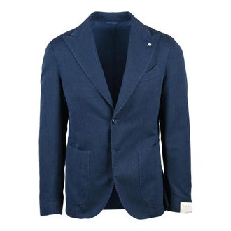 L.B.M. 1911 Blazers, male, Blue, Size: XL Giacca Stondata