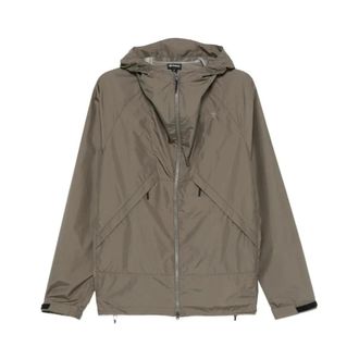 Goldwin Rip-stop Hooded Jacket - male - GOLDWIN - Light Jackets - Beige - XL - Jackets