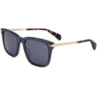 Rag & Bone Rag & Bone Mens 53 mm Blue Sunglasses