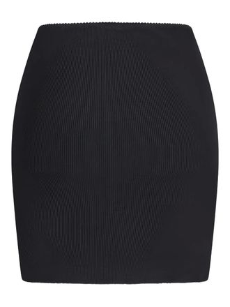 Dolce & Gabbana ribbed skirt - Black