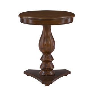 Powell Stanton Accent Side Table, Hazelnut