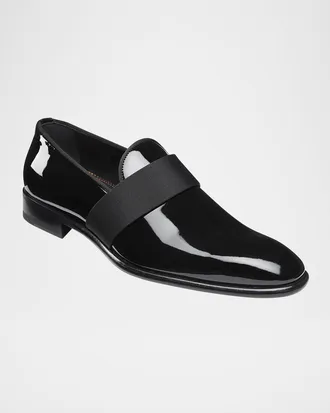 Santoni Men & apos;s Isomer Patent Slip-On