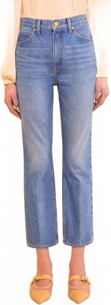 Ulla Johnson Agnes Cropped Jeans In Danube