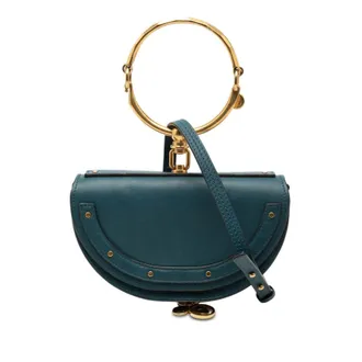 Chlo&eacute; Pre-owned Chloe Mini Calfskin Nile Bracelet Satchel Ladies TEQBRP3VW42XGCK9
