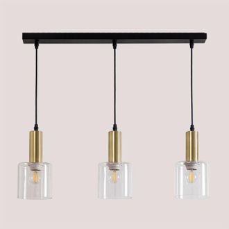 Sklum Lampada da soffitto in ferro e vetro andaluso Sklum