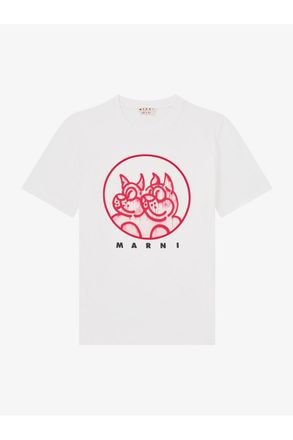 Marni + Slawn Printed Cotton-Jersey T-Shirt