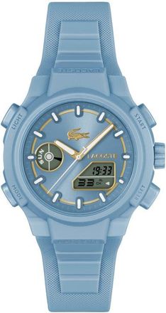 Lacoste LC33 Silicone Strap Watch, 40mm in Blue at Nordstrom