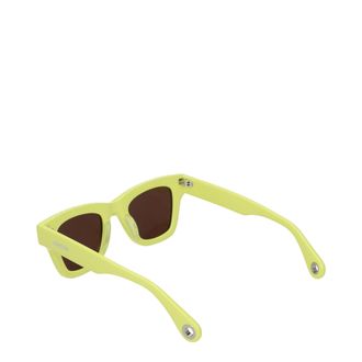 Jacquemus Womens Yellow Acetate Sunglasses