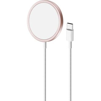 Puro Cusbcmag1rose Cargador De Dispositivo M&oacute;vil Smartphone Rosa Usb Cargador Inal&aacute;mbrico Interior