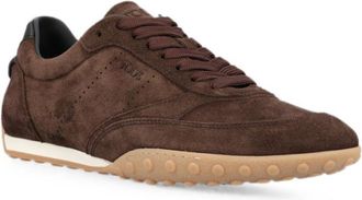 Tod's Brown Suede Sneakers
