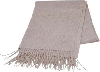 Chloé Pre-owned Scarves, female, Beige, Size: ONE SIZE Pre-owned Cashmere Scarf