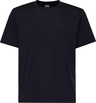 Eleventy Modal en Katoen Jersey T-shirt - Heren - T-shirts - Blauw - M - Katoen - Tops