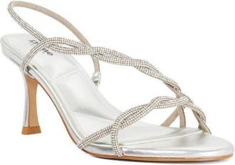 Dune London Milene Slingback Sandal in Silver at Nordstrom, Size 6.5Us
