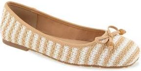 Kenneth Cole Reaction Elstree Ballet Flat in Natural Stripe at Nordstrom Rack, Size 7.5