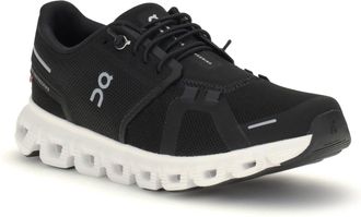 On Womens Cloud 6 Sneakers Black | White