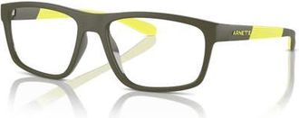 Arnette 56mm Rectangle optical glasses in Green at Nordstrom