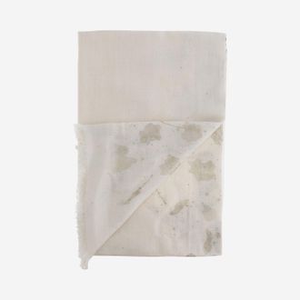 Faliero Sarti Womens Silk And Linen Scarf Ivory Scarfs