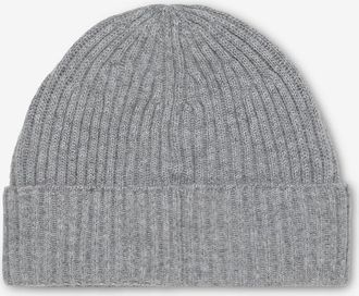 Brunello Cucinelli Rippstrickm&uuml;tze aus Kaschmir