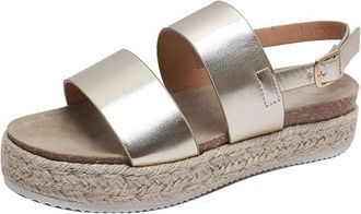 Generic Cocila Walking Sandals For Women Uk Casual Woven Platform Buckle Toe Round Summer Fashion WomenS Gold, 5.5 Size 4 Black Wedge Red Shoes 5 Heels Sports