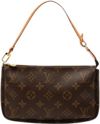 Louis Vuitton Pre-owned Shoulder Bags, female, Brown, Size: ONE SIZE Pre-owned Pochette Accessoires