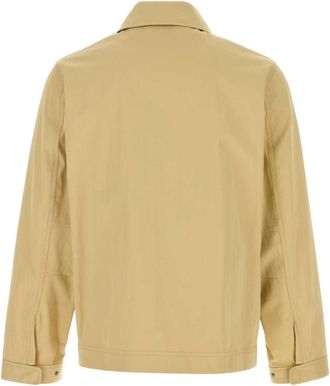 Palt&ograve; Mens Dante Jacket Beige Cotton Nylon