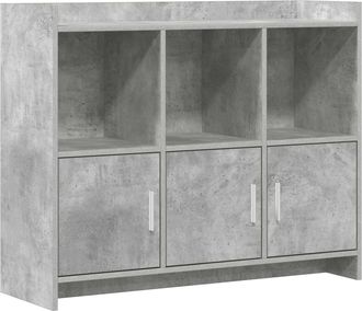 vidaXL Aparador Gris Hormig&oacute;n 98,5 X 33 X 80 Cm Madera De Ingenier&iacute;a Vidaxl