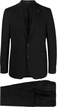 Tagliatore single-breasted suit - men - Cupro/Virgin Wool/Modal/Cotton/Viscose - 52 - Black