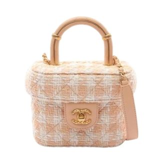 Chanel Pre-owned Vintage Schoudertas - Dames - Pre-owned - Beige - Maat: ONE Size Leer