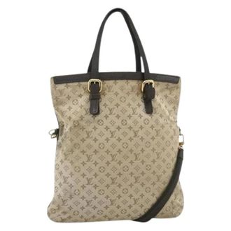 Louis Vuitton Pre-owned Tote Bags, female, Beige, Size: ONE SIZE Pre-owned Vintage Monogram Mini Canvas Tote Bag