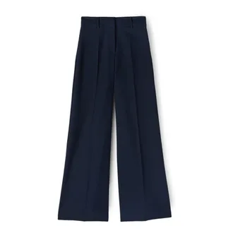 Motivi Dames, Broeken, Blauw, Maat: 2XL Viscose