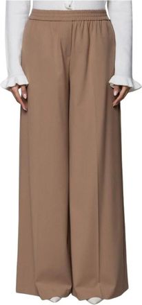 Kaos Wijde broek - Dames - Wijde Broeken - Beige - XS - Broeken