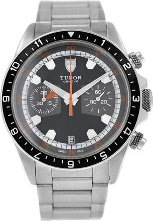 Tudor Pre-owned Tudor Heritage Chronograph Automatic Black Dial Mens Watch 70330N