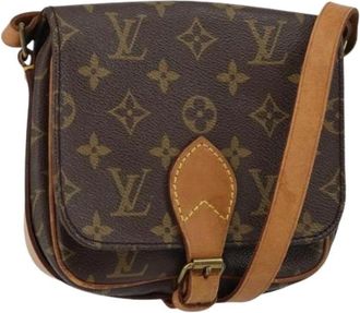 Louis Vuitton Pre-owned Cross Body Bags, female, Brown, Size: ONE SIZE Pre-owned Canvas Cross Body Bag