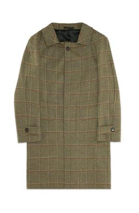 Fortela Classic Plaid Wool Coat in Multicolor at Nordstrom, Size 52 Eu