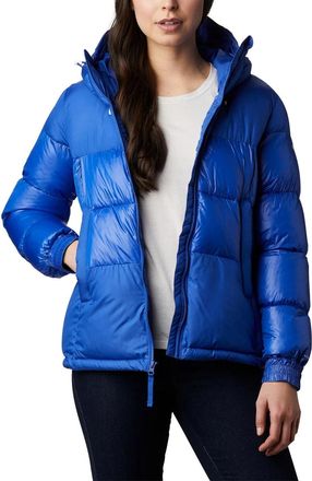 Columbia Pike Lake II Puffer Jacket Womens Blue Insulated Hooded GN