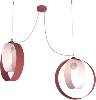 Lumicom Shell L&aacute;mpara De Techo 2 Luces Bicolor Matt